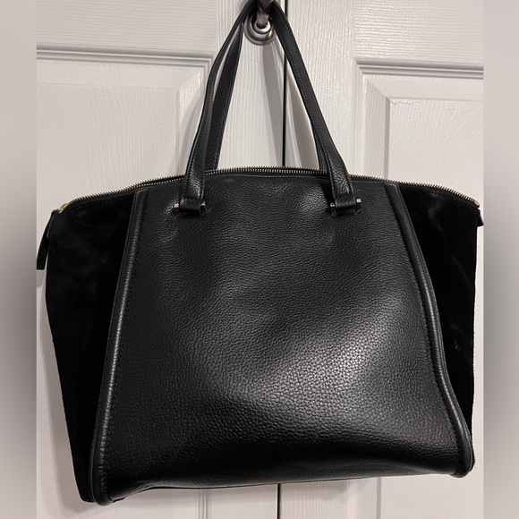 Kate Spade Lewis Drive Alanie tote bag. Leather and suede. Black. - Picture 9 of 11